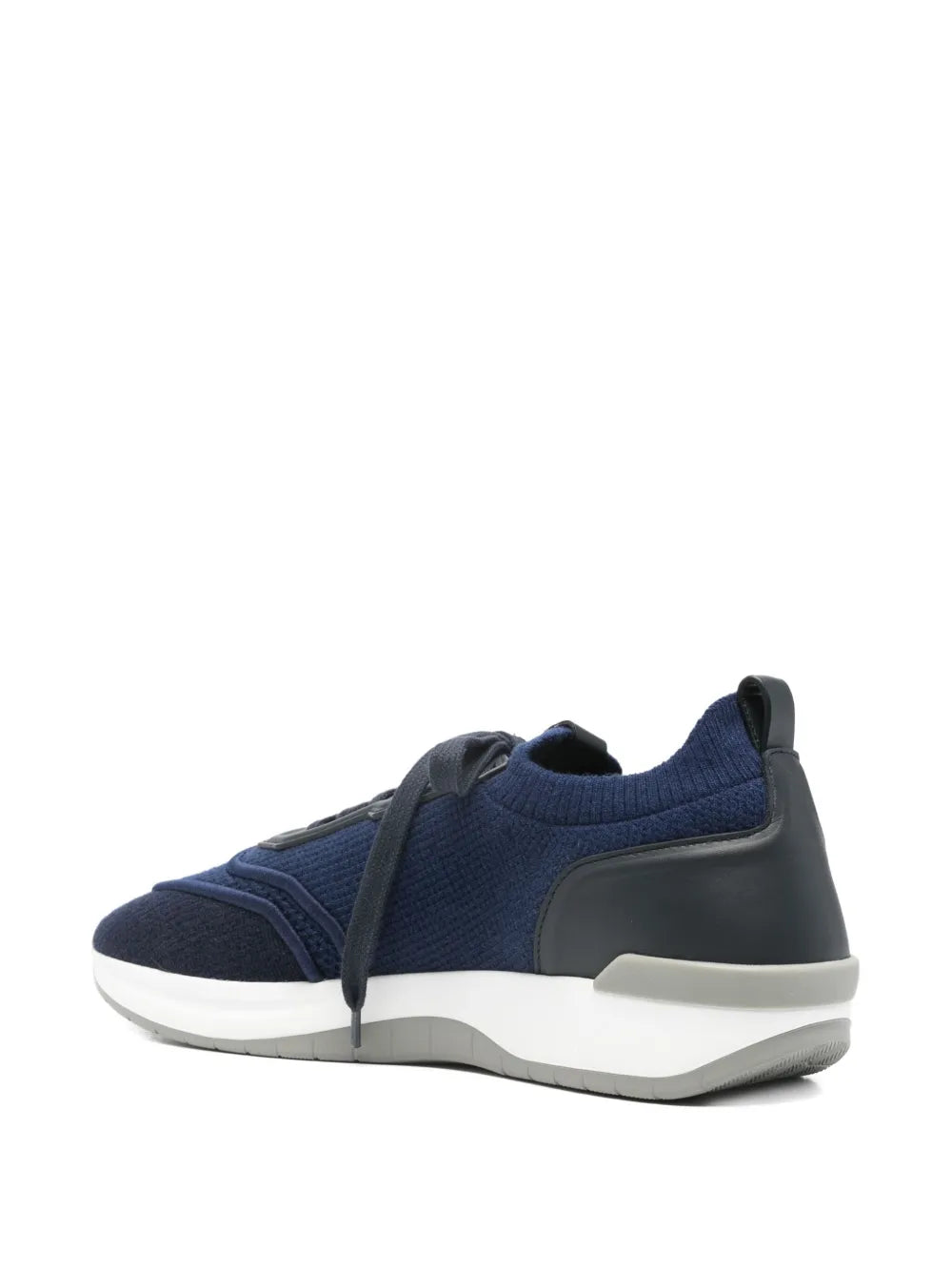 Brioni Lace-Up Panelled Sneakers