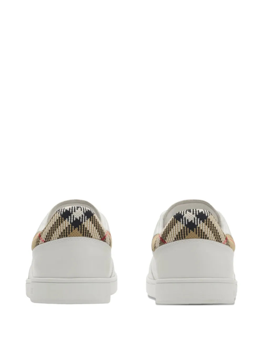 Burberry Check Leather Sneakers