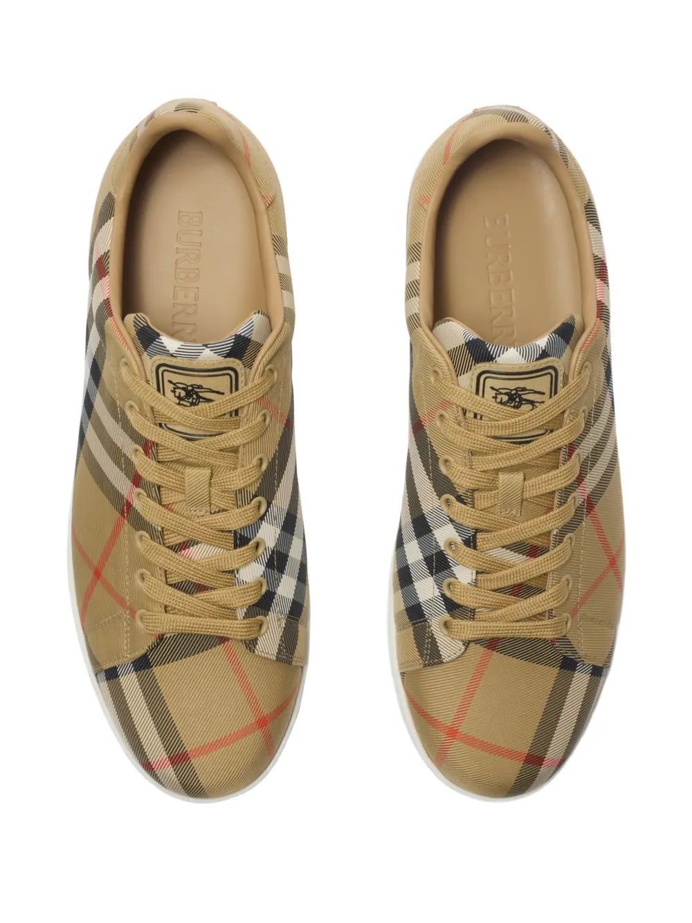 Burberry Check-Pattern Sneakers