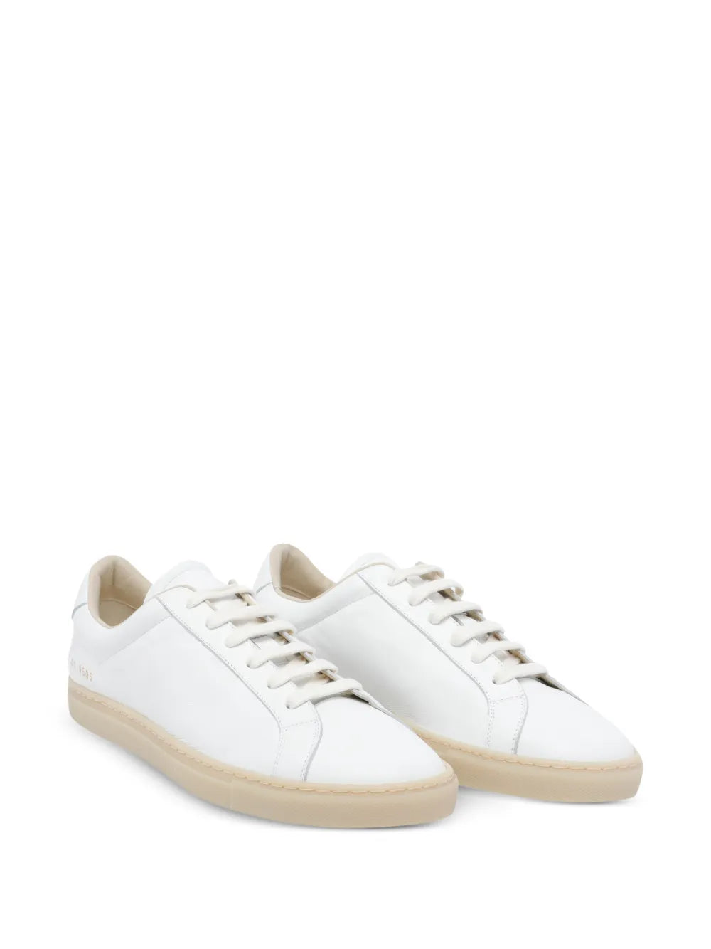 Common Projects Round-Toe Leather Sneakers