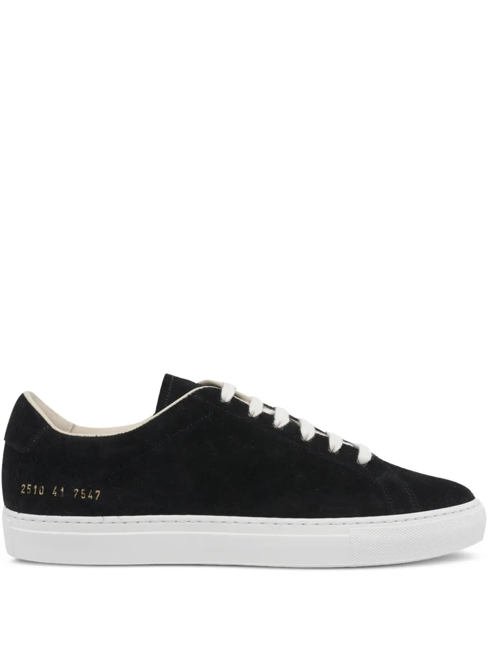 Common Projects Logo-Detail Suede Sneakers