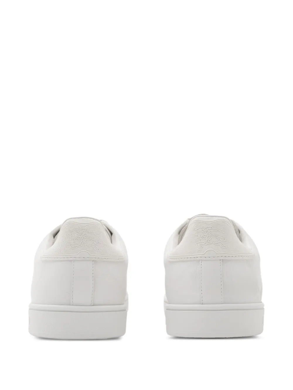 Burberry Embossed-Check Leather Sneakers