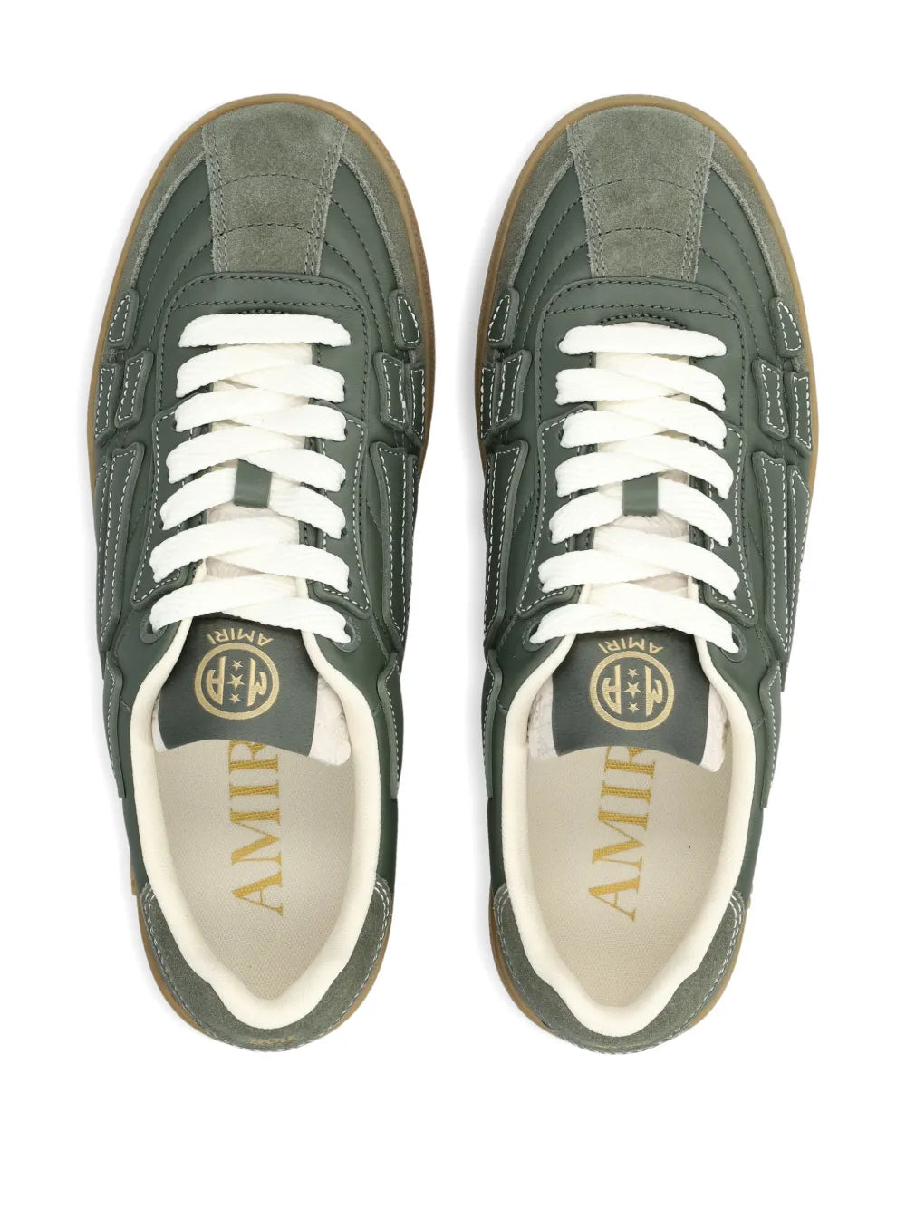 Amiri Pacific Bones Leather Sneakers