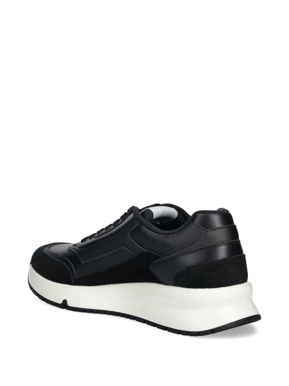 Armani Exchange Suede-Panel Sneakers