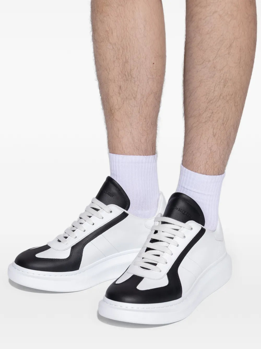 Alexander Mcqueen Contrast-Panel Sneakers