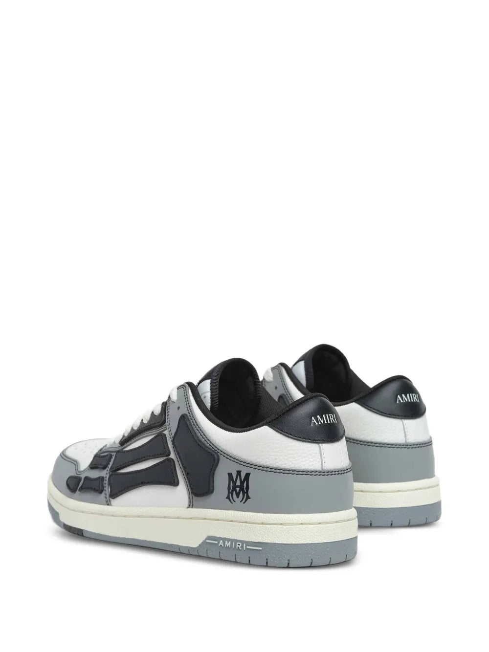 Amiri Embossed Skull Leather Sneakers