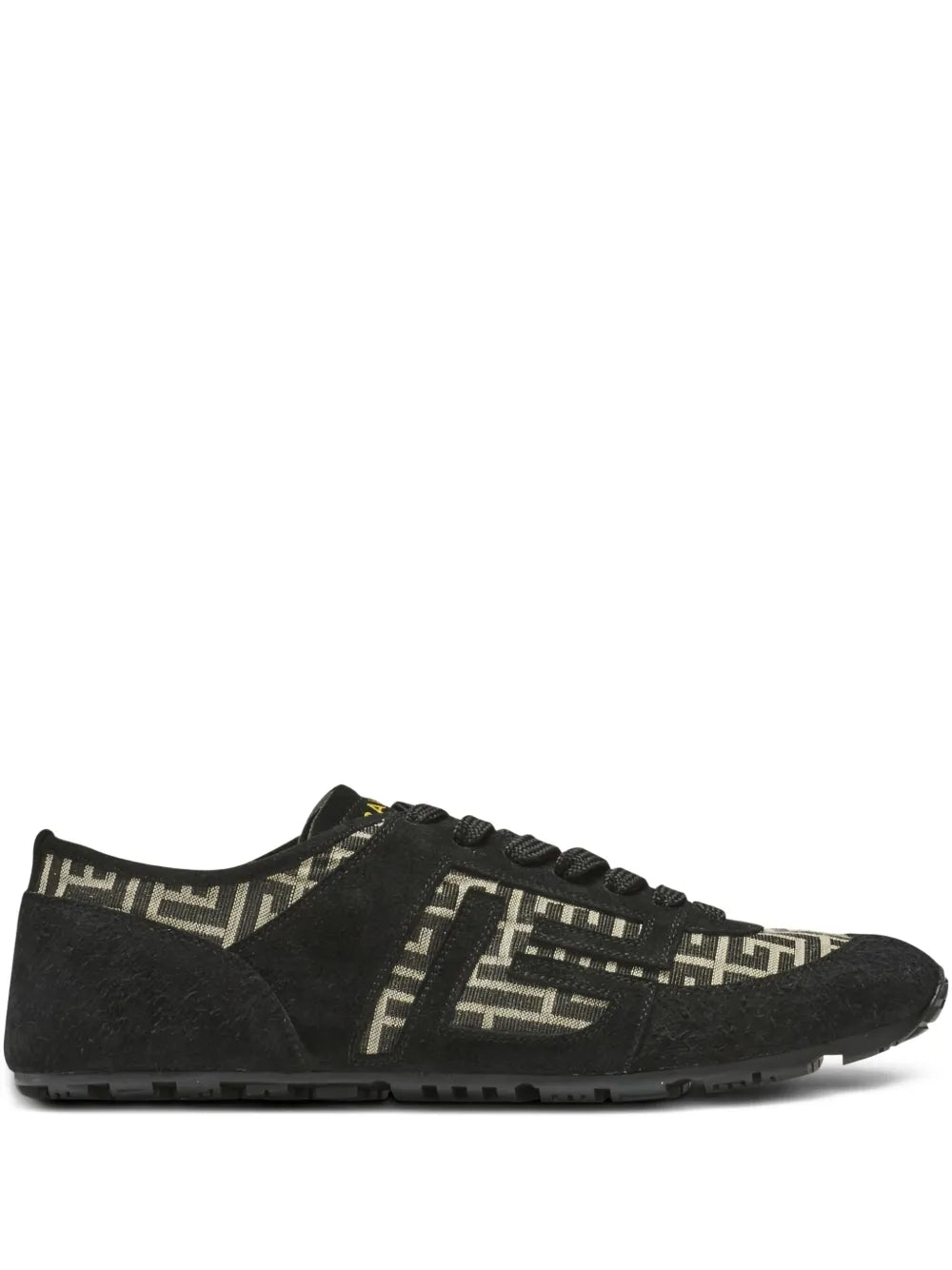 Balmain Racer Monogram-Jacquard Sneakers