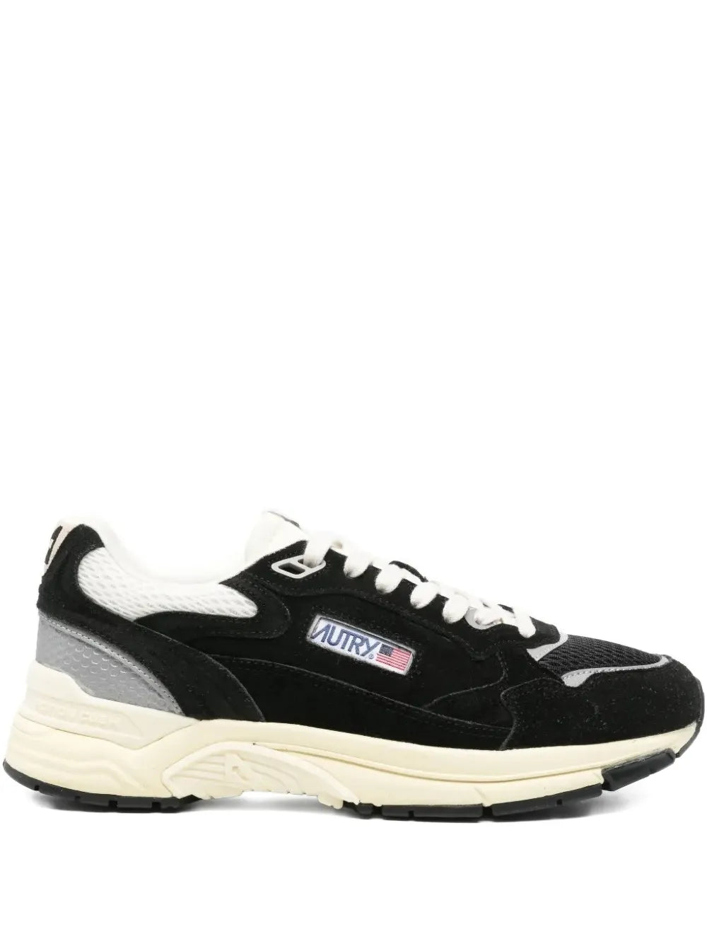 Autry Panelled Lace-Up Sneakers