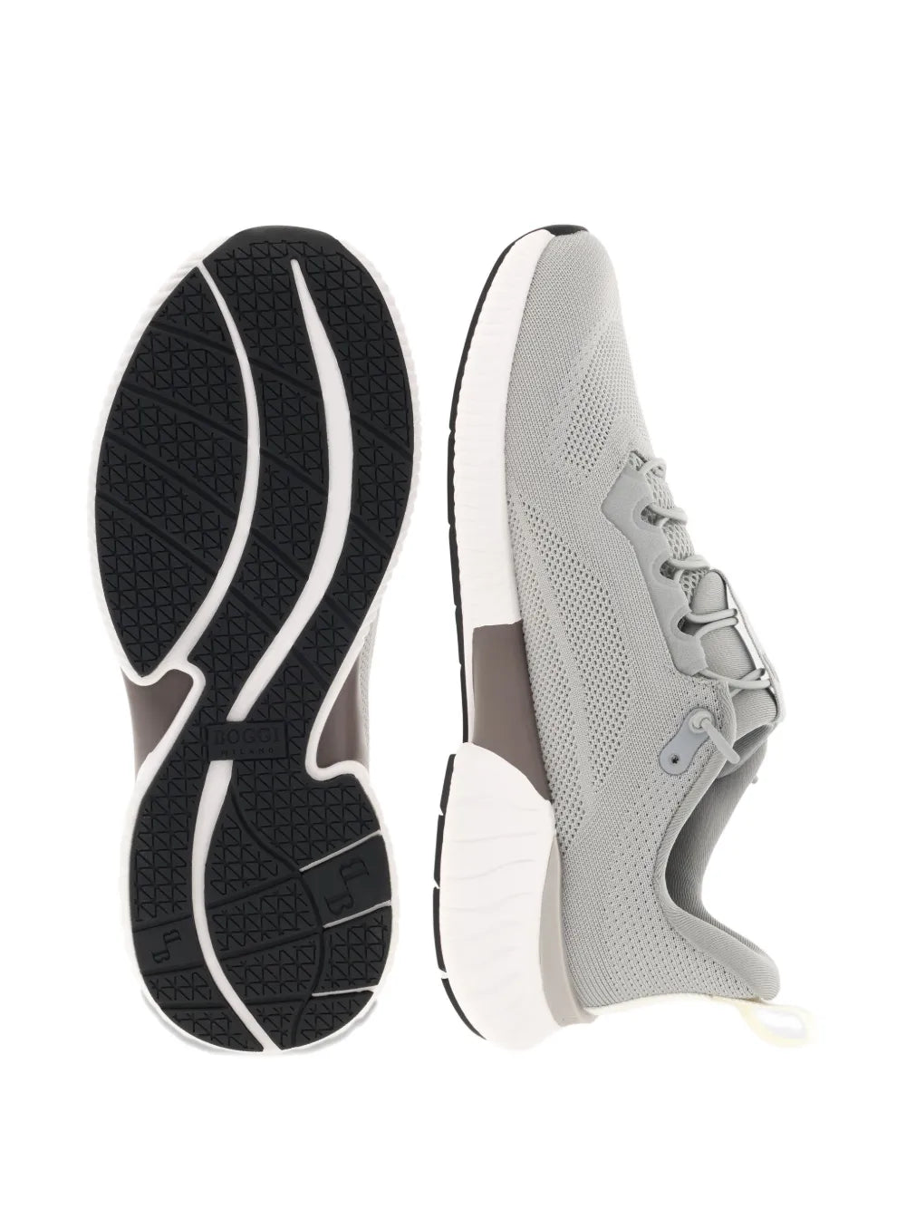 Boggi Milano Lace-Up Reflective Sneakers