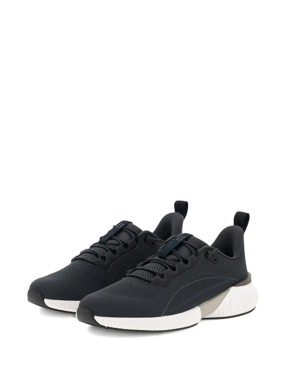 Boggi Milano Reflective Print Lace-Up Sneakers