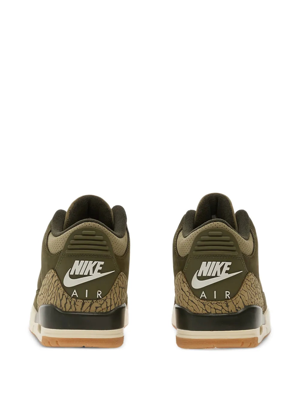 Air Jordan 3 Lace-Up Patterned Sneakers