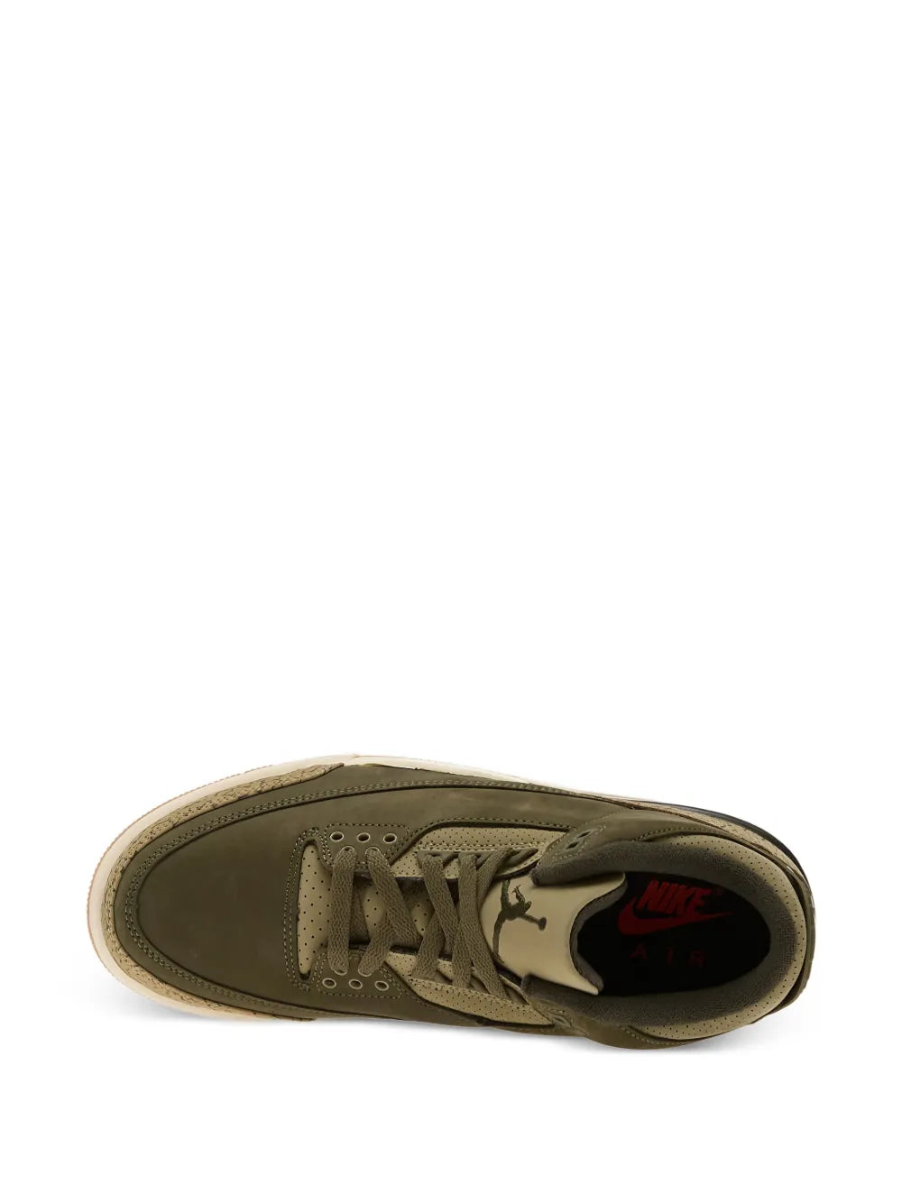 Air Jordan 3 Lace-Up Patterned Sneakers
