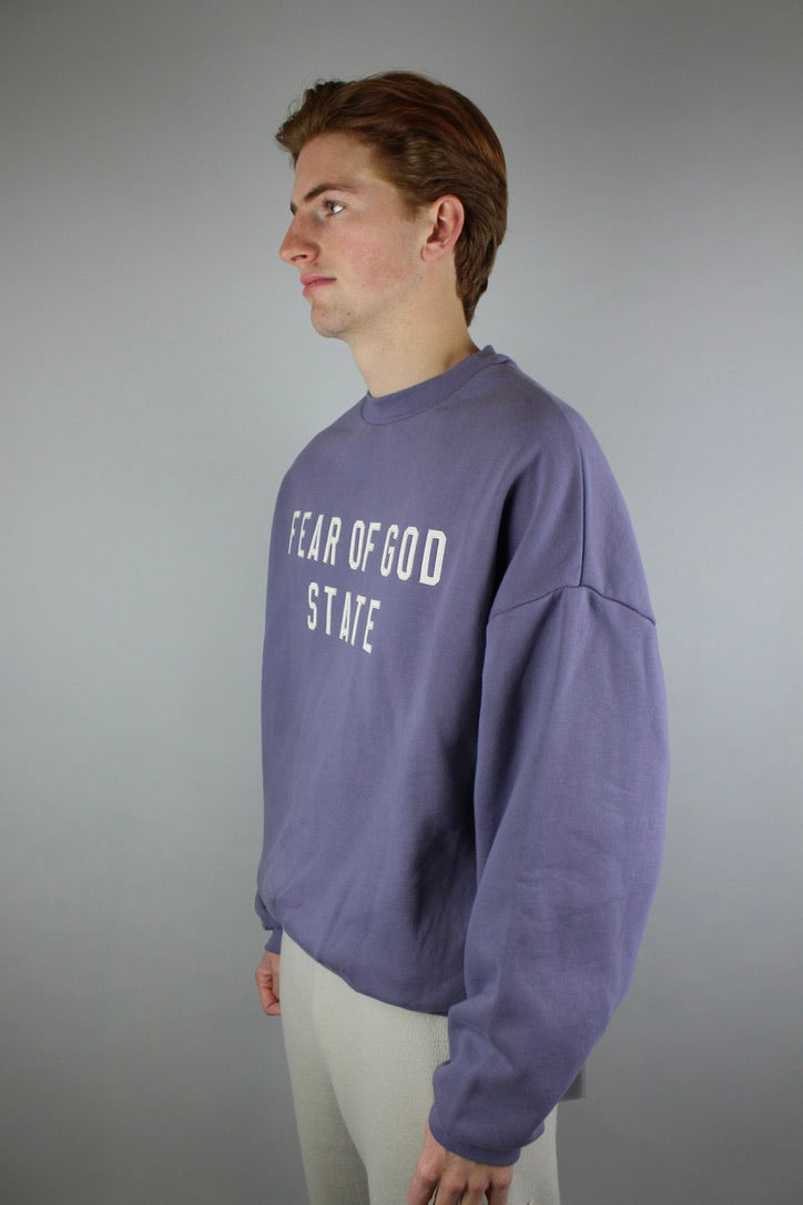 Fear of God Essentials Heavy Fleece Crewneck 'Lavender'
