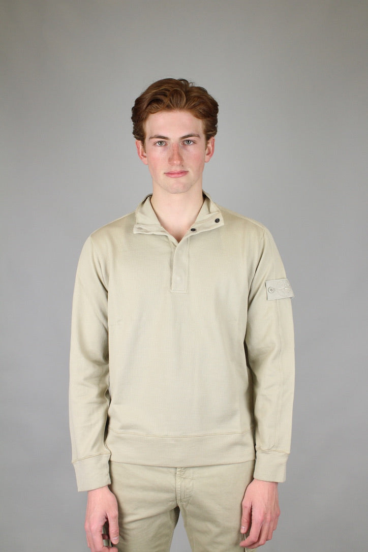Stone Island Felpa Ghost Button-Up 'Beige'