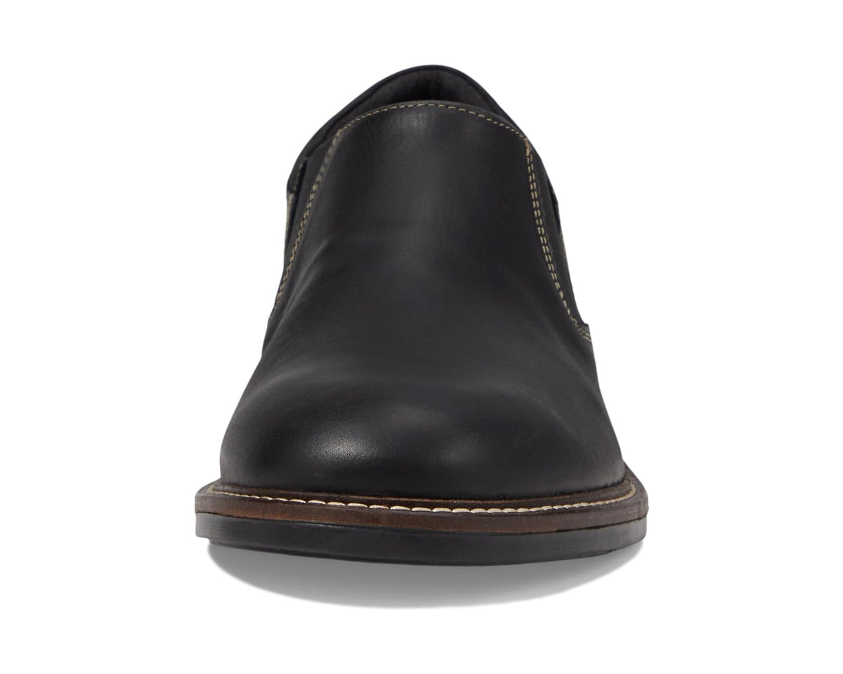 Men's Naot Director Black Raven Leather/Black Velvet Nubuck