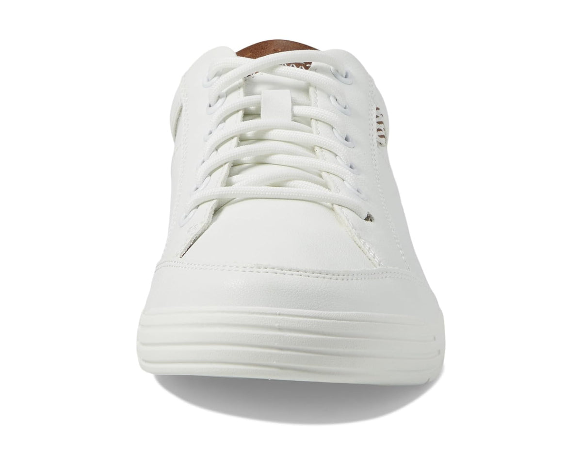Men's Nunn Bush Kore City Walk Oxford Athletic Style Sneaker Lace Up White