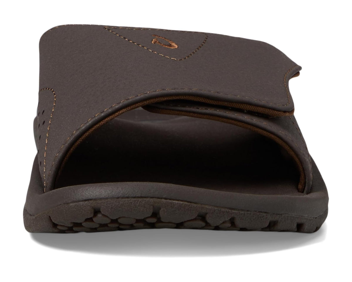Men's OluKai Nalu Slide Dark Java/Dark Java