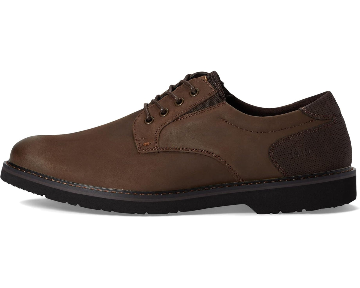 Men's Nunn Bush Denali Plain Toe Oxford Brown Crazy Horse