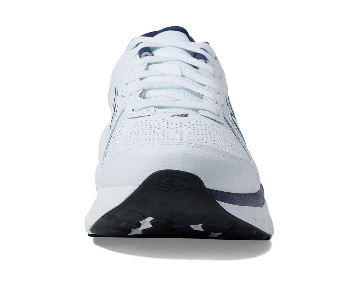 Men's New Balance Fresh Foam X 840v1 Leather White/Team Navy