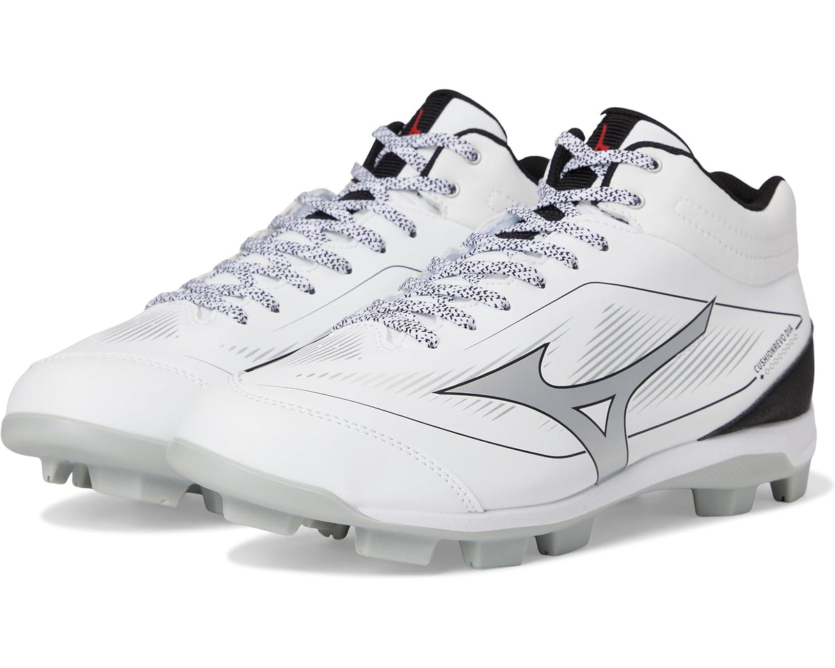 Men's Mizuno Cushionrevo Diamond Mid Tpu White/Black