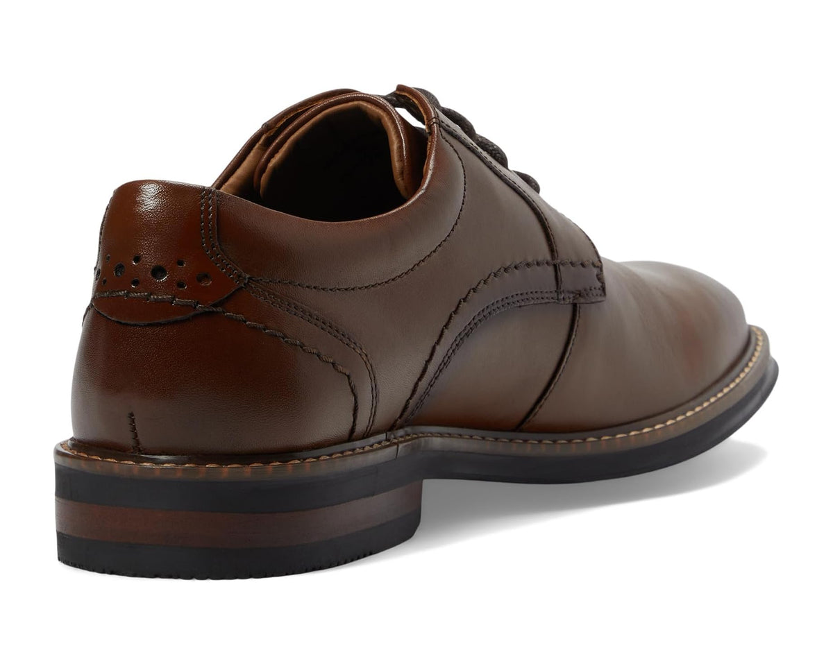 Men's Nunn Bush Calderone Plain Toe Oxford Cognac