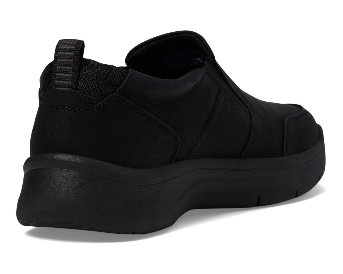 Men's Nunn Bush Kore Elevate Moccasin Toe Slip-On Lightweight Loafer Black