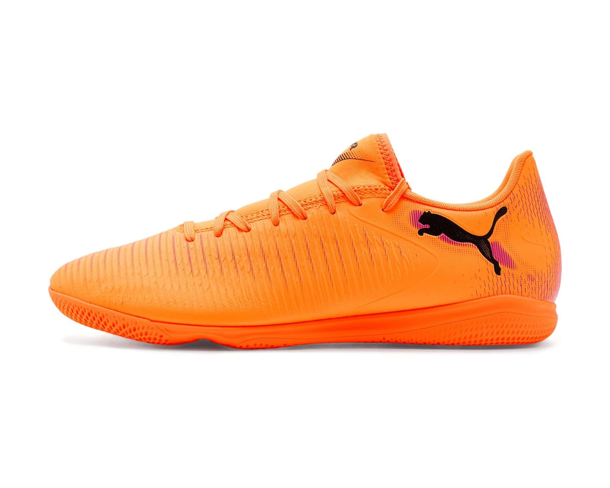 Men's PUMA Future 8 Play Indoor Trainer Soccer Shoes Heat Fire/Black/Ravish