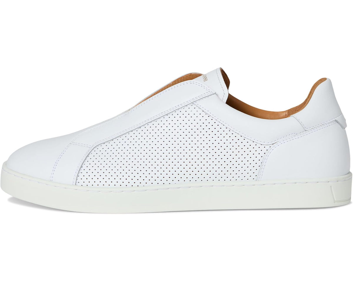 Men's Magnanni Costa Slip Perf White