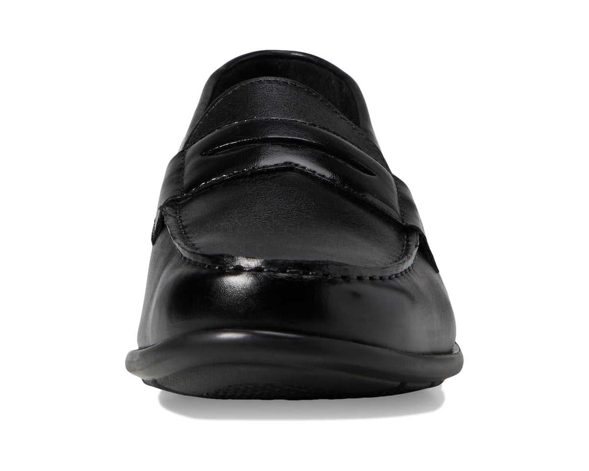 Men's Nunn Bush Drexel Moc Toe Penny Loafer with KORE Walking Comfort Technology Black