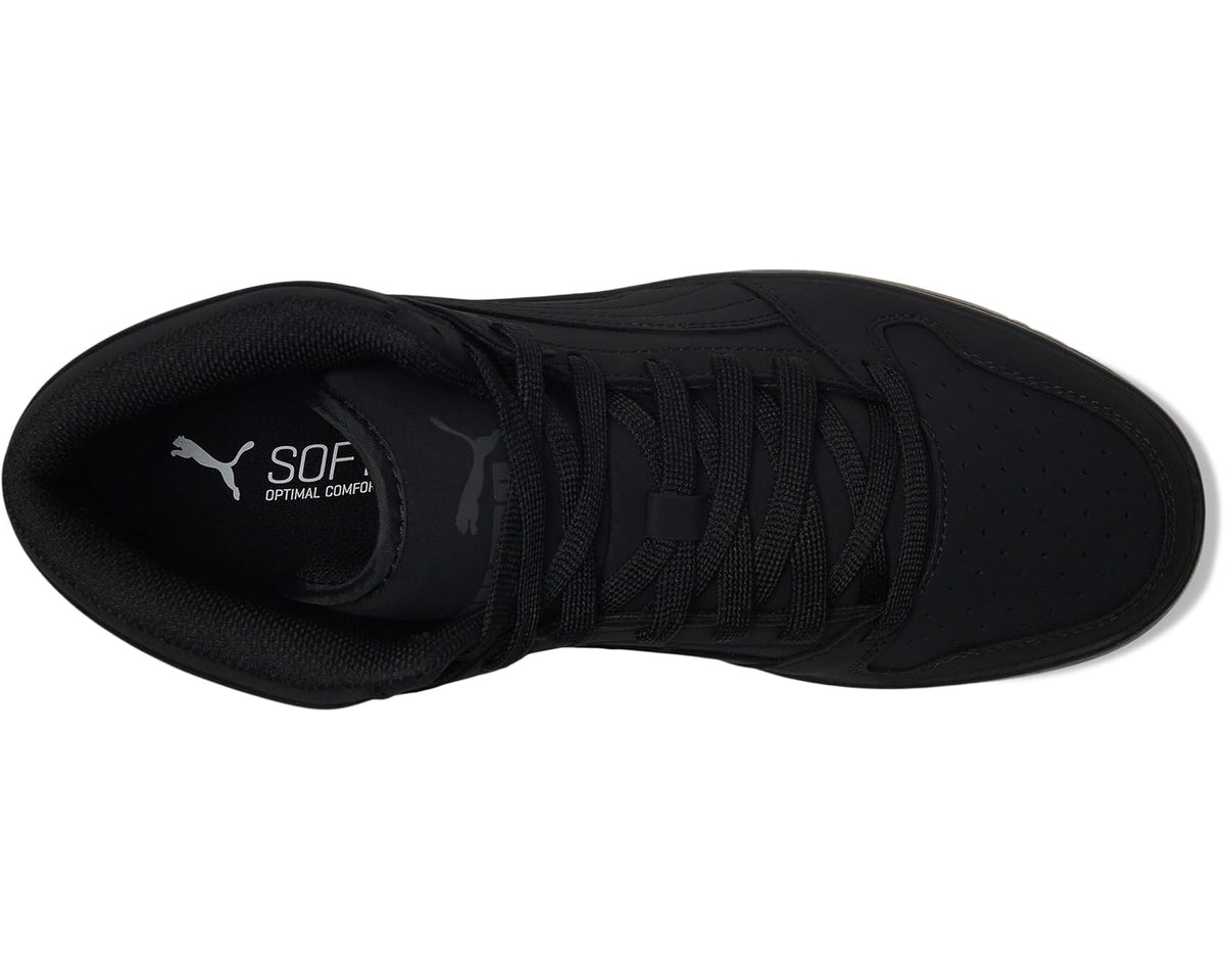 Men's PUMA Rebound Layup Sneakers Puma Black/Puma Black/Castlerock