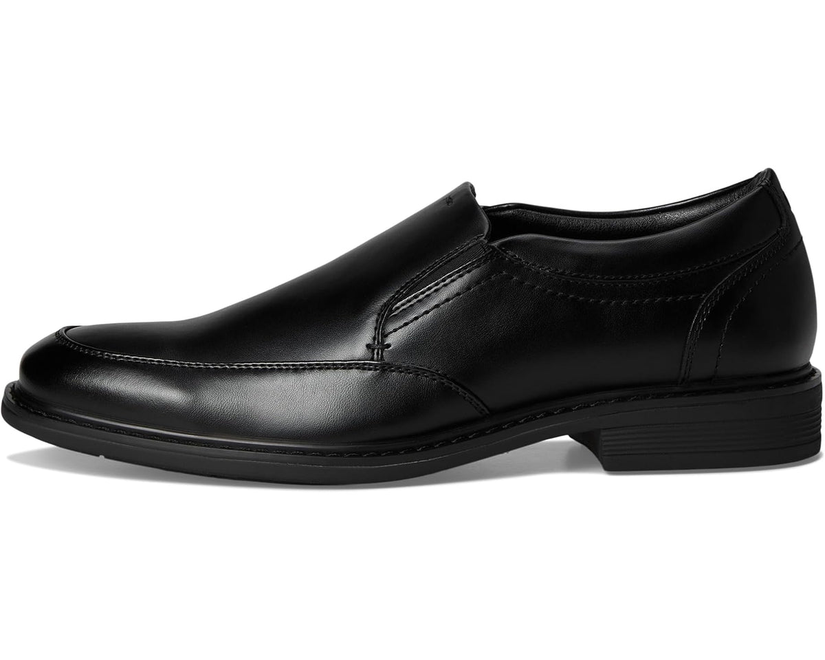 Men's Nunn Bush Jarvis Moccasin Toe Slip-On Dress Casual Business Loafers Black