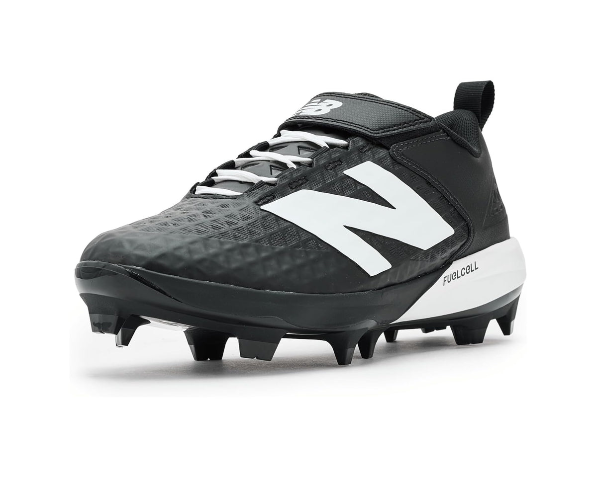 Men's New Balance Fuelcell 4040 V8 Molded Baseball Cleats Black/White