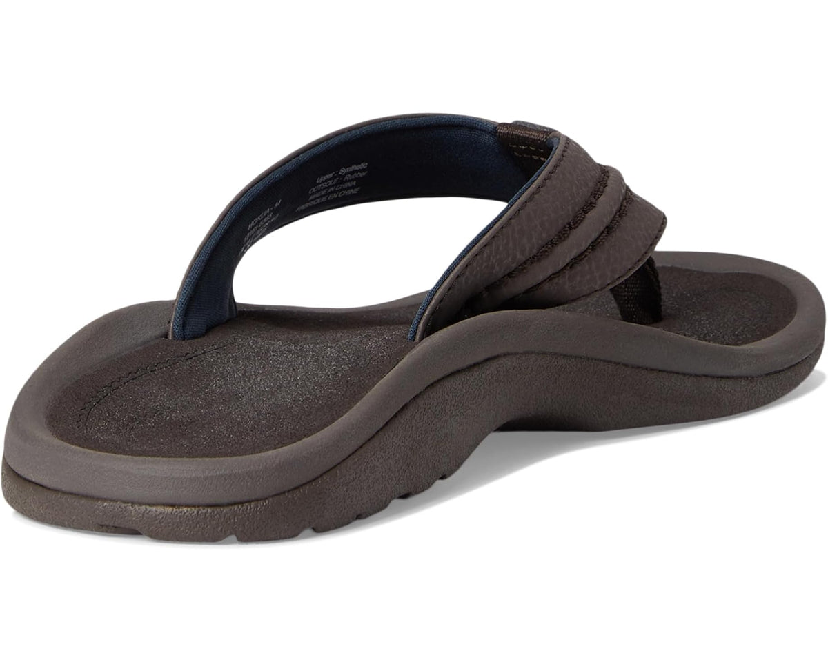 Men's OluKai Hokua Dark Wood/Dark Wood