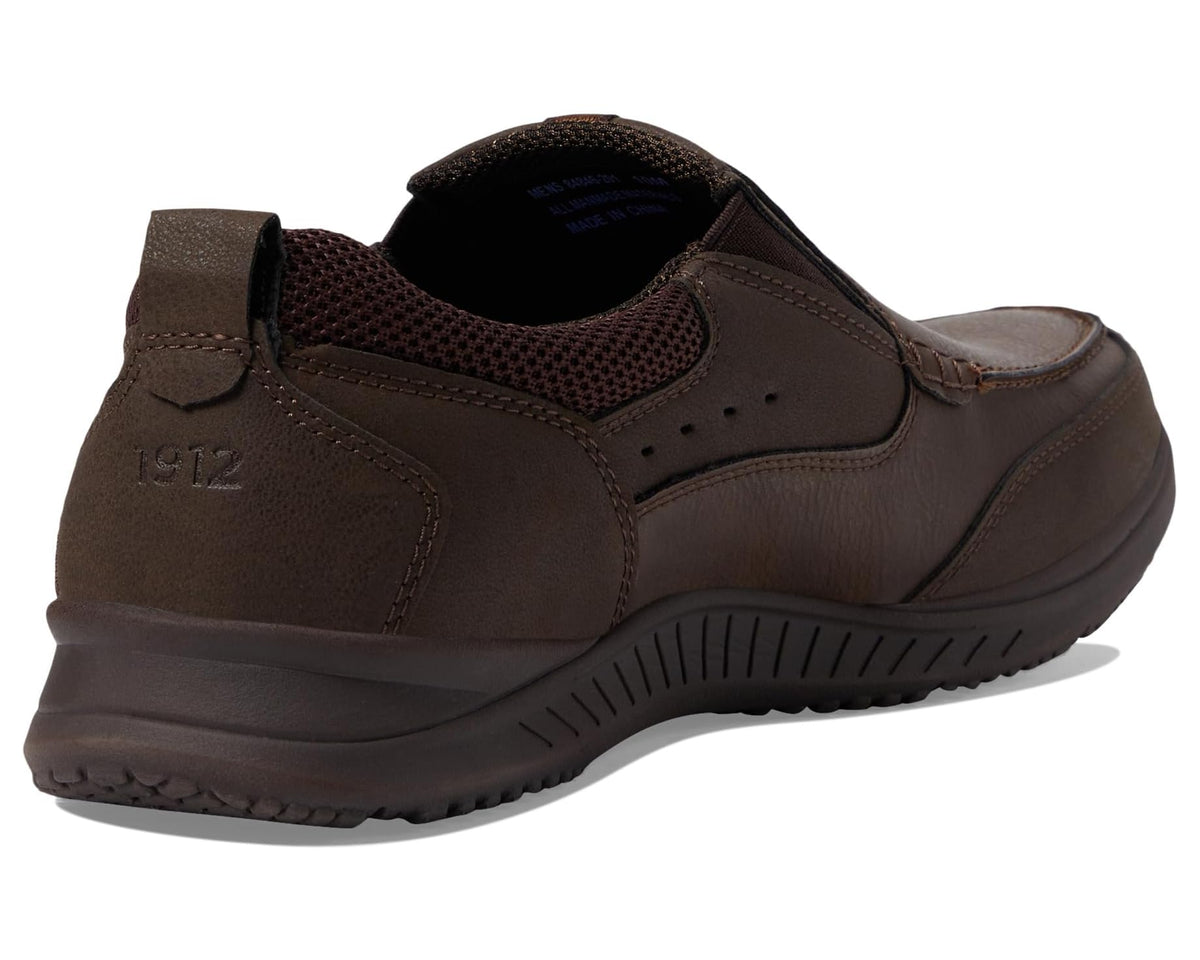 Men's Nunn Bush Conway Casual Slip-On Dark Brown