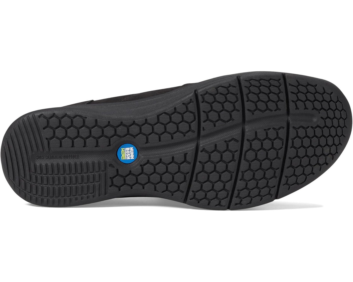 Men's Nunn Bush MAC Moccasin Toe Slip-On Black