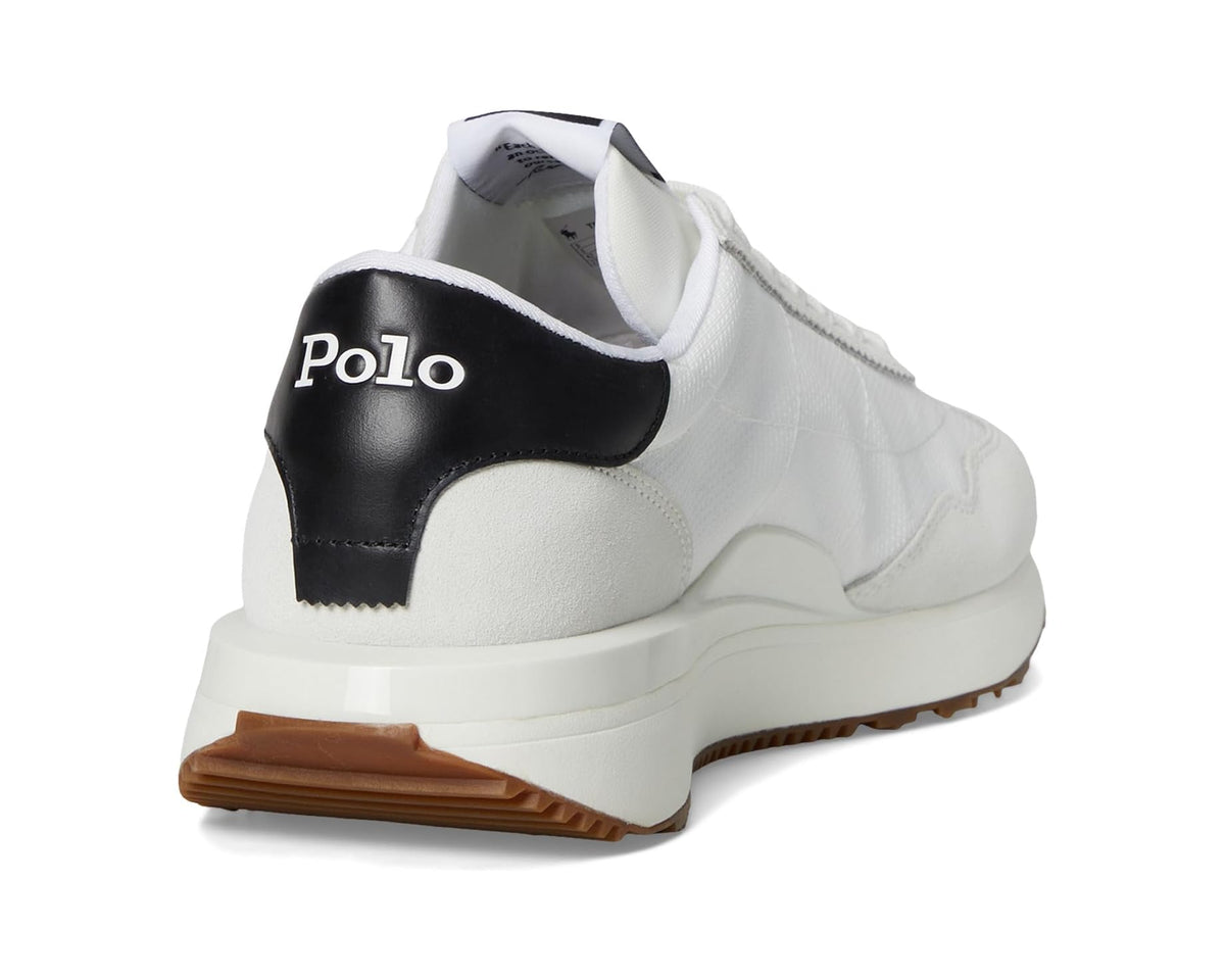 Men's Polo Ralph Lauren Train 89 Suede-Paneled Sneakers Deckwash White/Multi Pp