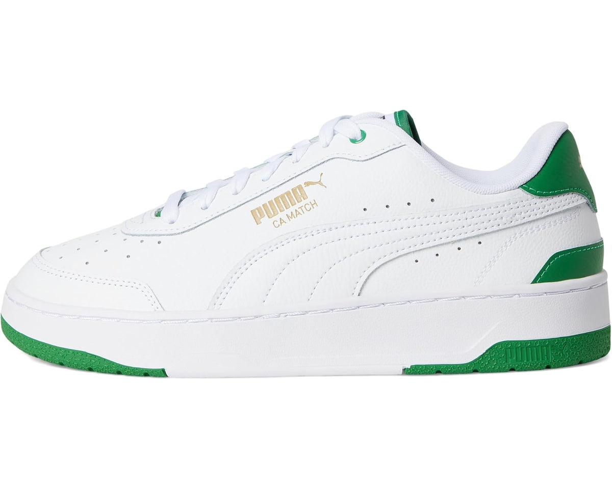 Men's PUMA CA Match Shoes White/Archive Green