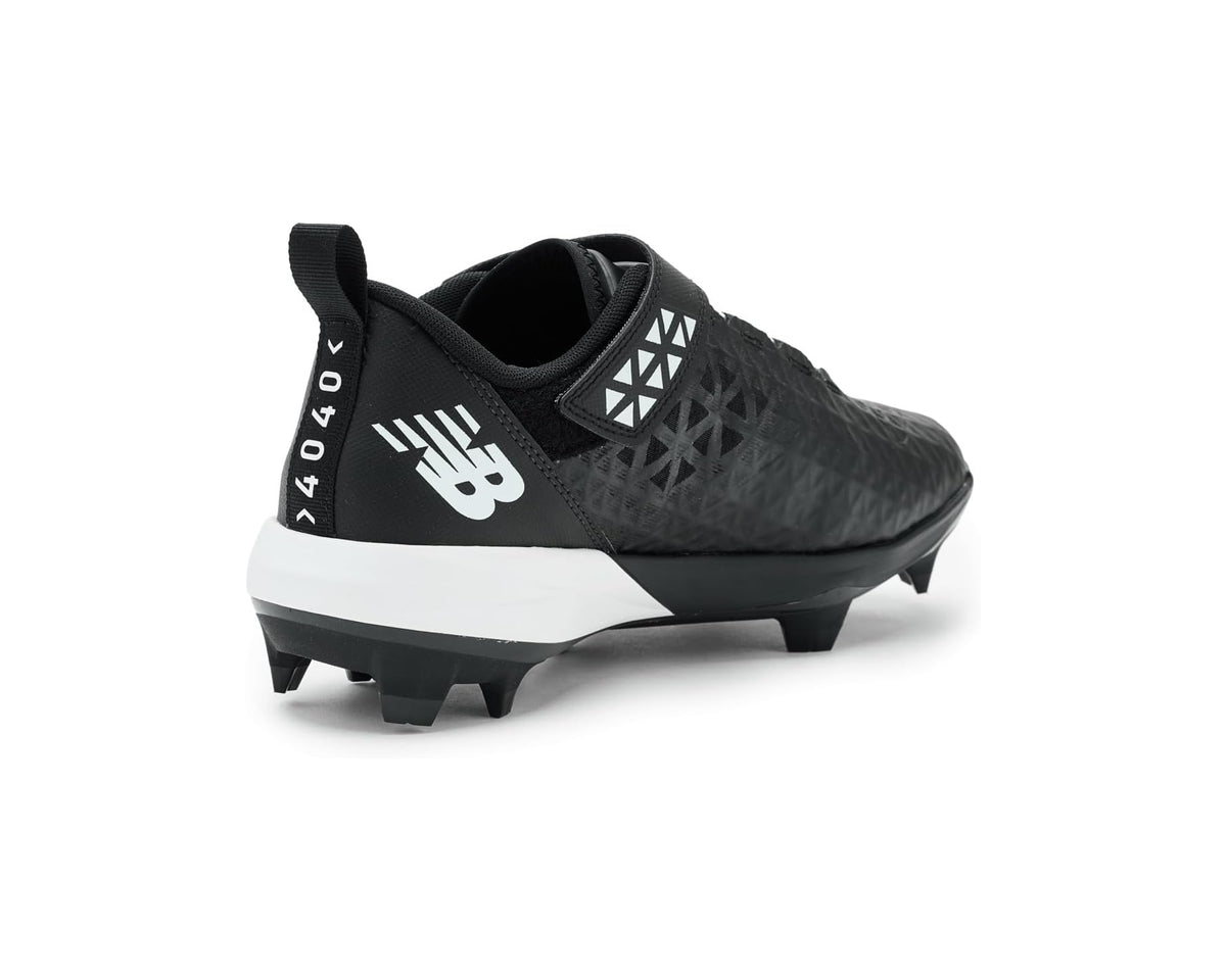 Men's New Balance Fuelcell 4040 V8 Molded Baseball Cleats Black/White