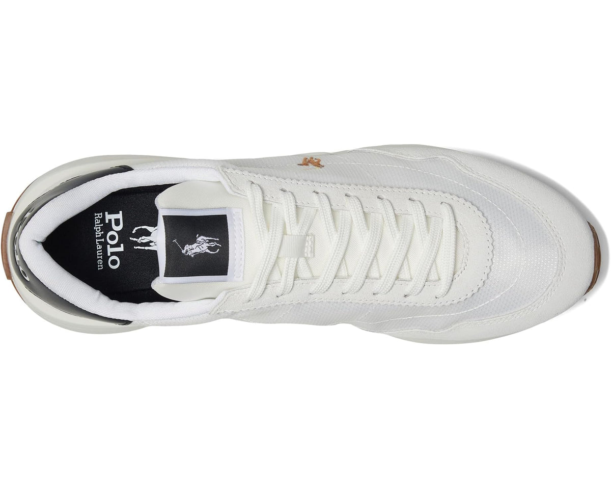 Men's Polo Ralph Lauren Train 89 Suede-Paneled Sneakers Deckwash White/Multi Pp