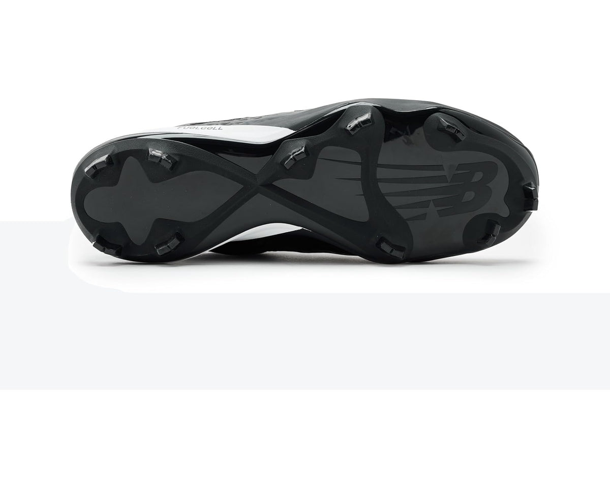 Men's New Balance Fuelcell 4040 V8 Molded Baseball Cleats Black/White