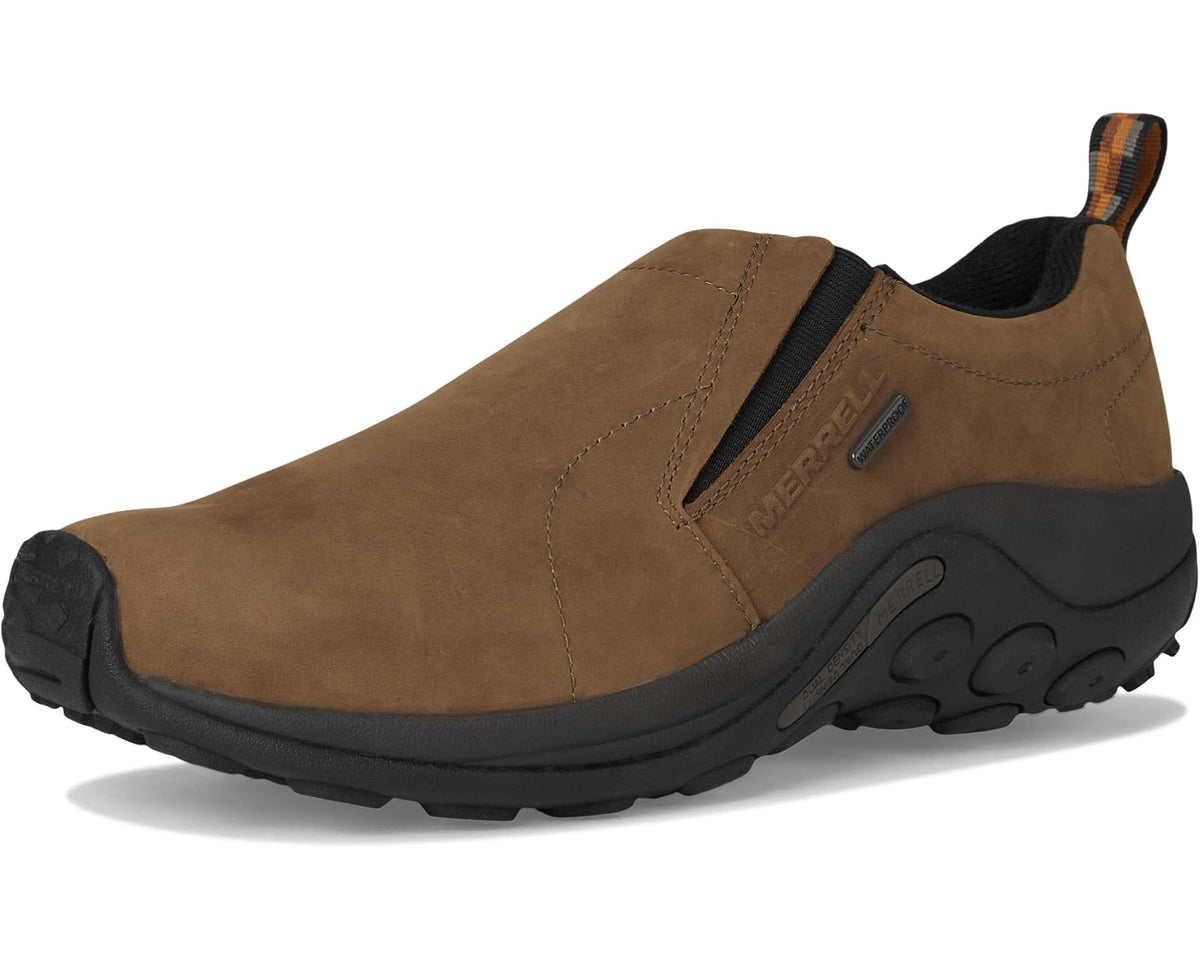 Men's Merrell Jungle Moc Nubuck Waterproof Brown 1