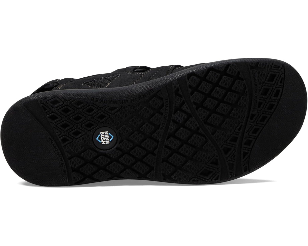 Men's Nunn Bush Rio Vista Fisherman Sandal Black