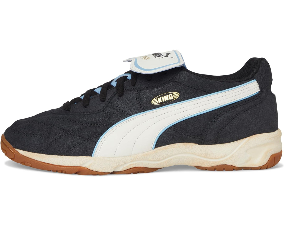 Men's PUMA King Indoor Shoes Black/Warm White