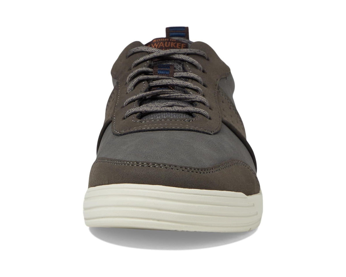 Men's Nunn Bush Kore City Walk Court U-Bal Oxford Athletic Casual Sneaker Lace Up Gray