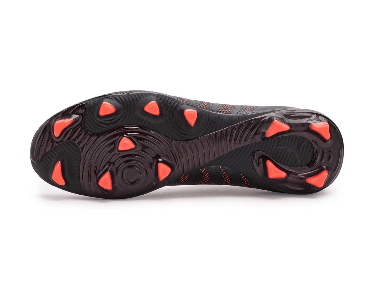 Men's PUMA Future 9 Pro Firm, Artificial Ground Soccer Cleats Black/Glowing Red/Strong Gray