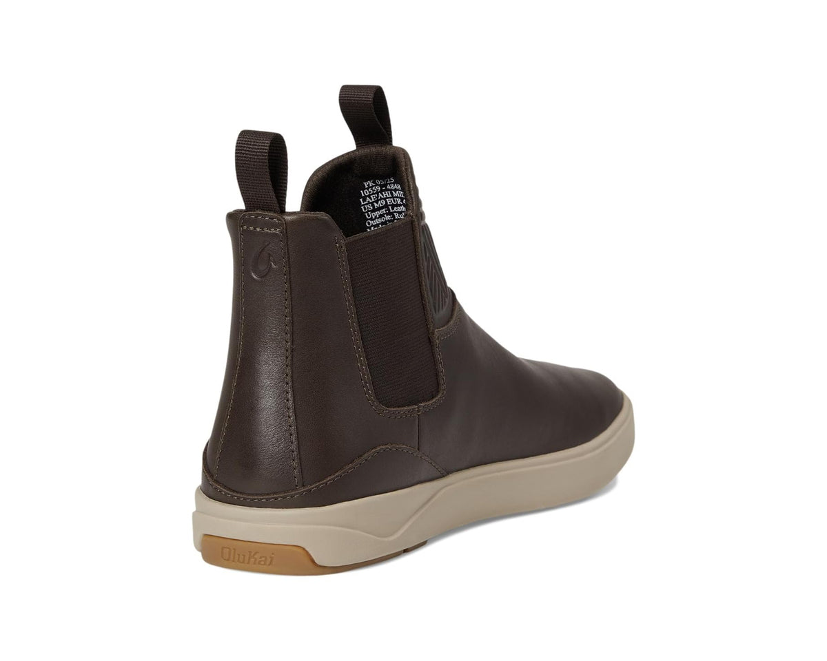 Men's OluKai Lae'ahi Mid Dark Java/Dark Java