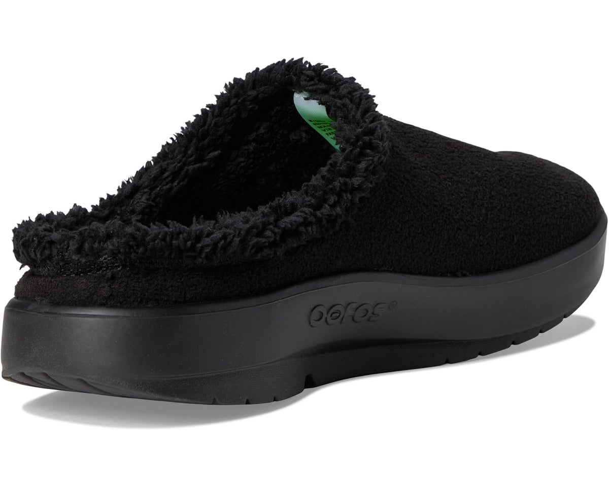 Men's OOFOS OOcoozie Mule Black