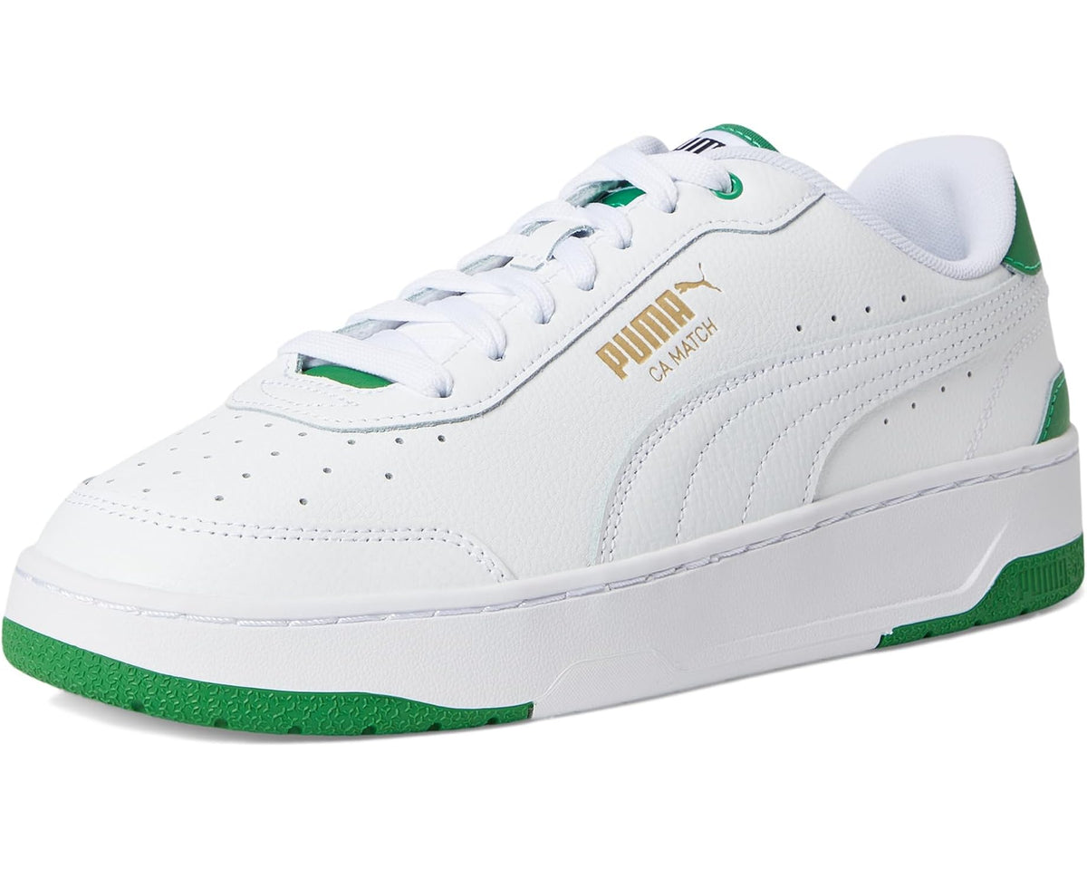 Men's PUMA CA Match Shoes White/Archive Green