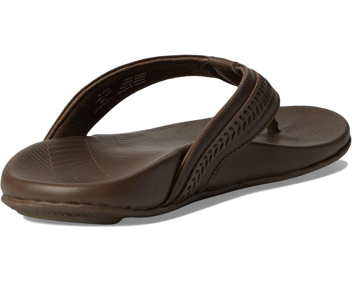 Men's OluKai Aho - M Dk Wood / Dk Wood