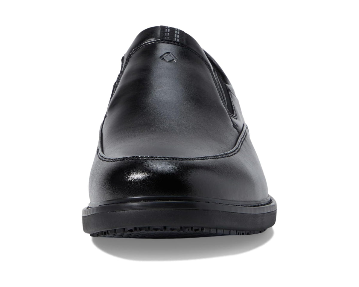 Men's Nunn Bush Wade Work Moc Toe Slip-On Black